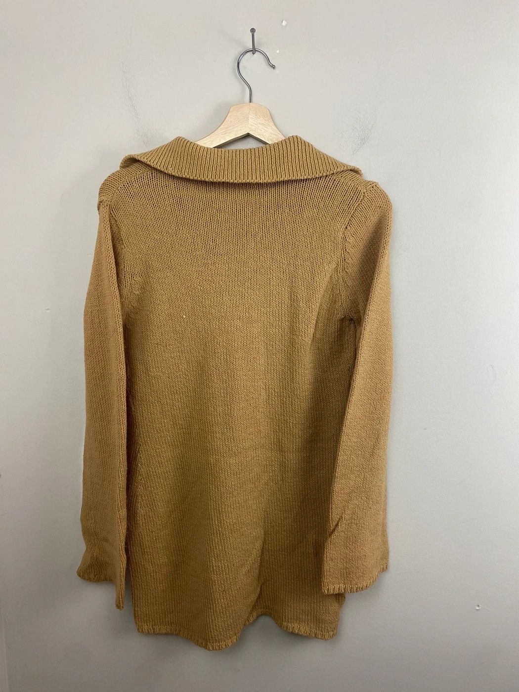 Vintage Vintage Tan Cape Cardigan Size US S / EU 44-46 / 1 - 2 Thumbnail