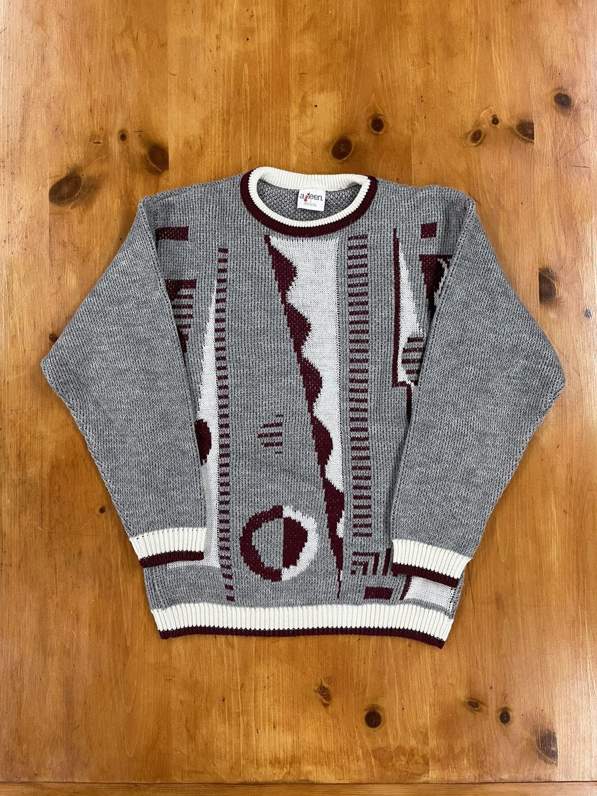 Vintage Vintage Cubist Shard Knit Sweater Size US S / EU 44-46 / 1 - 4 Thumbnail