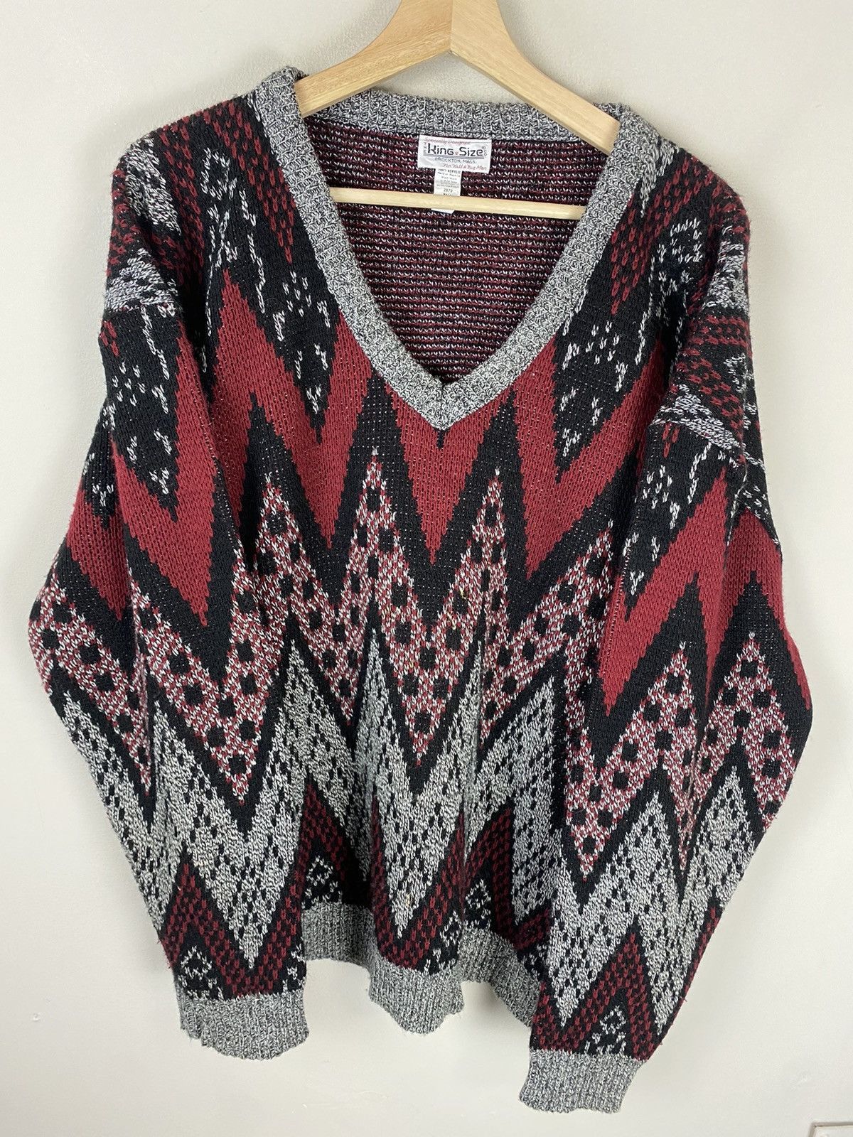 Vintage Vintage Royal Blood Temple Knit Sweater Size US XL / EU 56 / 4 - 3 Thumbnail