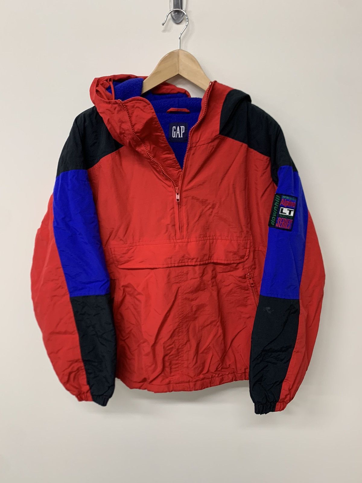 Gap × Vintage Vintage Gap Red Anorak Jacket Size US S / EU 44-46 / 1 - 4 Thumbnail