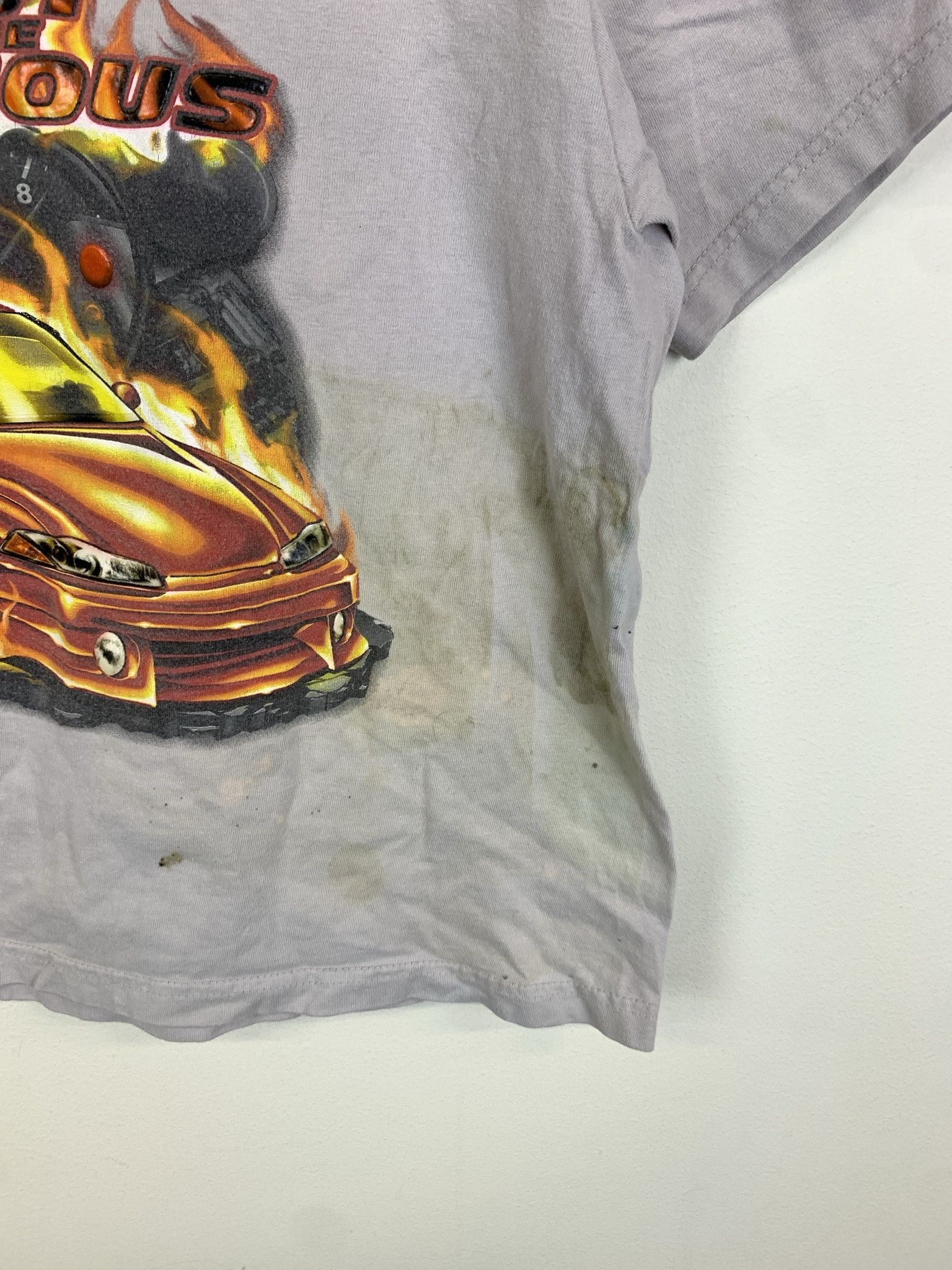 Vintage Vintage Fast and Fuirous 2001 Flaming GTR Skyline Baby Tee Size S Size US S / EU 44-46 / 1 - 3 Thumbnail