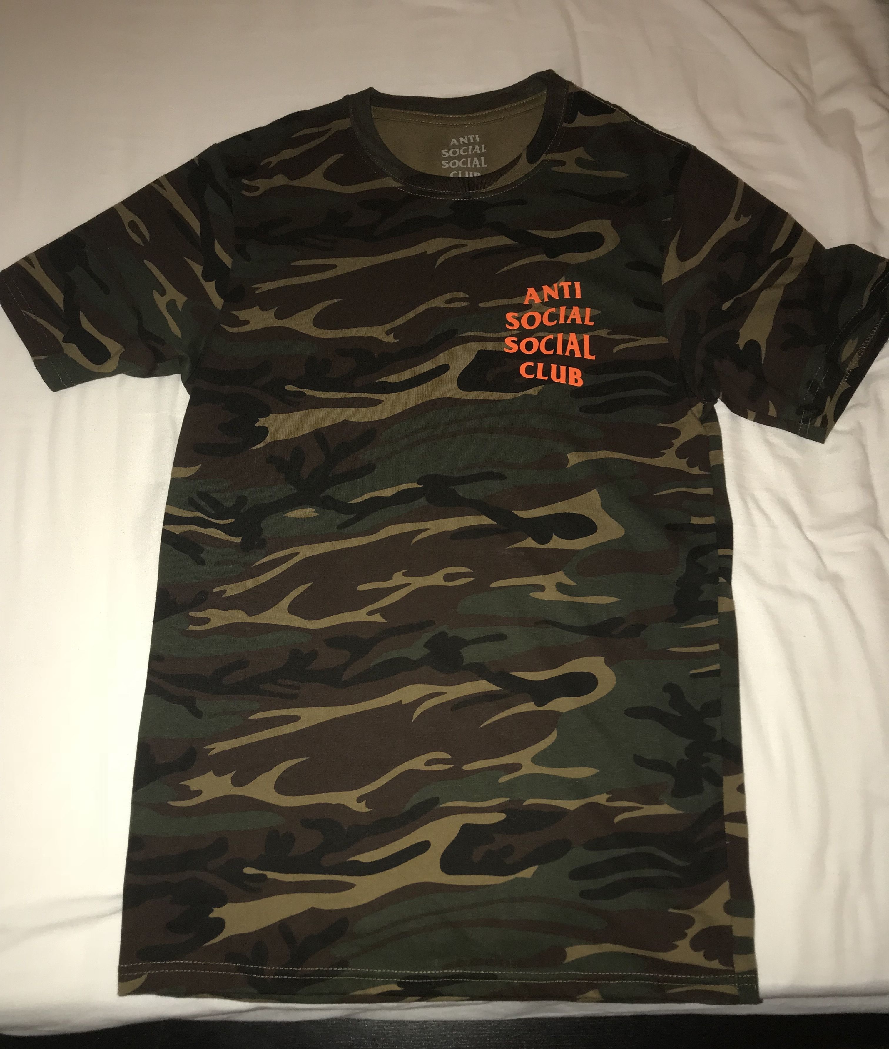 Anti Social Social Club ASSC Camo Orange tshirt Grailed