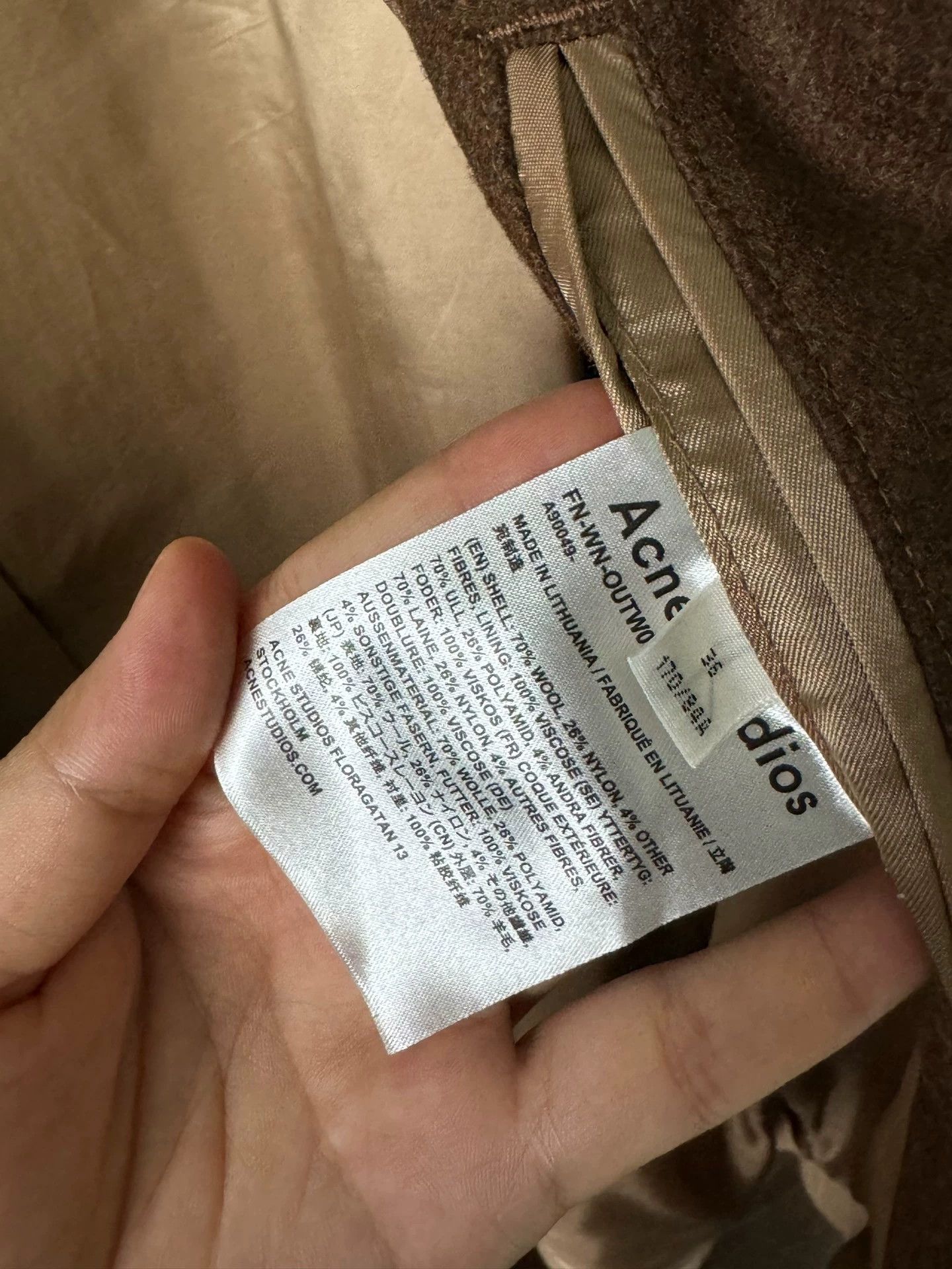 Acne Studios Acne wool coat . -DMC Size US M / EU 48-50 / 2 - 4 Thumbnail