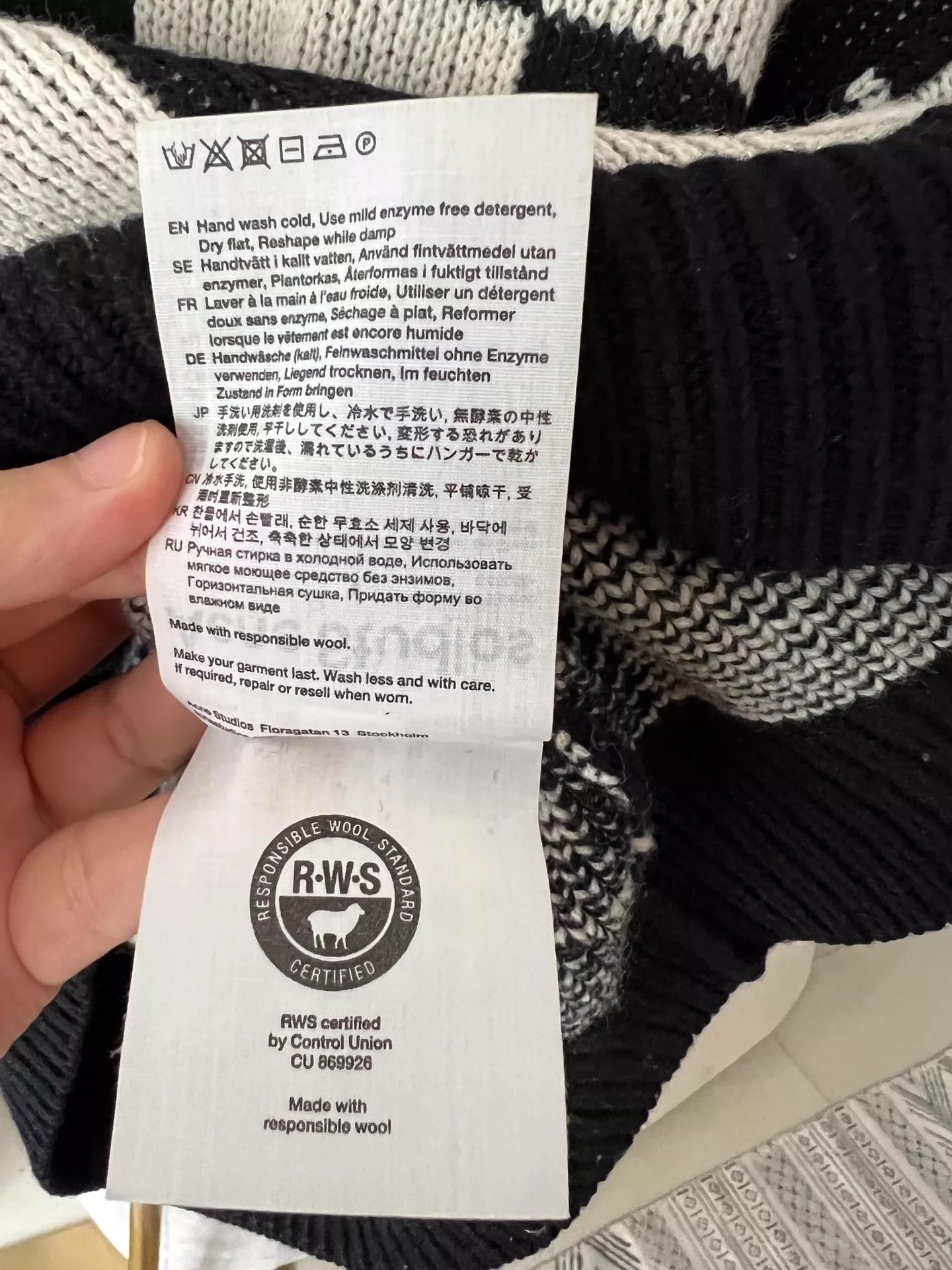 Acne Studios Acne checkered smiley face sweater -DMC Size US XXS / EU 40 - 3 Thumbnail