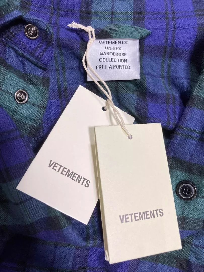 Vetements vetements my name is a checkered shirt -DMC Size US XS / EU 42 / 0 - 5 Thumbnail