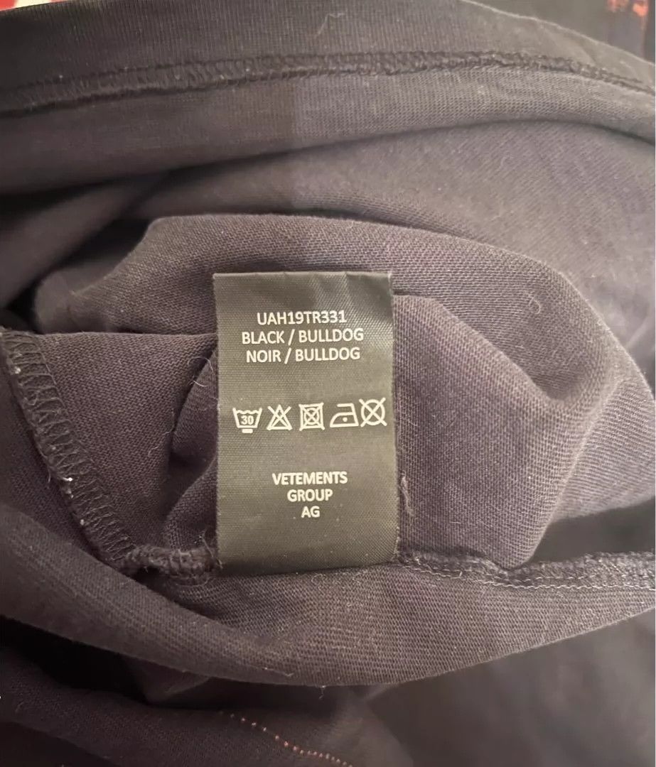 Vetements 19aw spliced knit hoodie -DMC