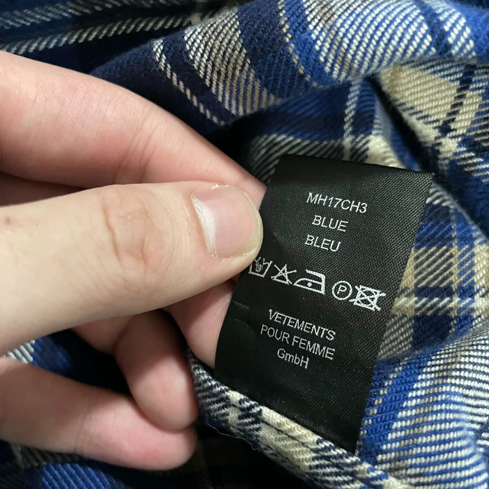 Vetements Vetements 17 plaid shirt -DMC Size US M / EU 48-50 / 2 - 8 Thumbnail