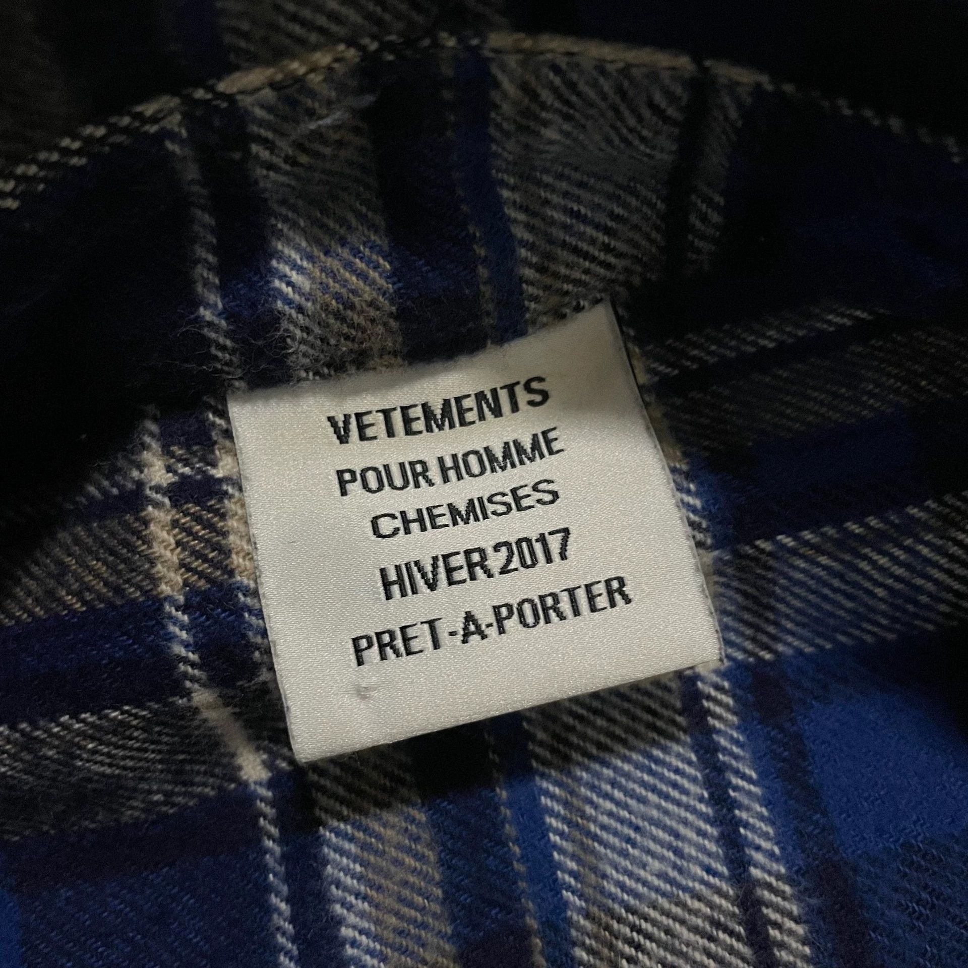 Vetements Vetements 17 plaid shirt -DMC Size US M / EU 48-50 / 2 - 5 Thumbnail