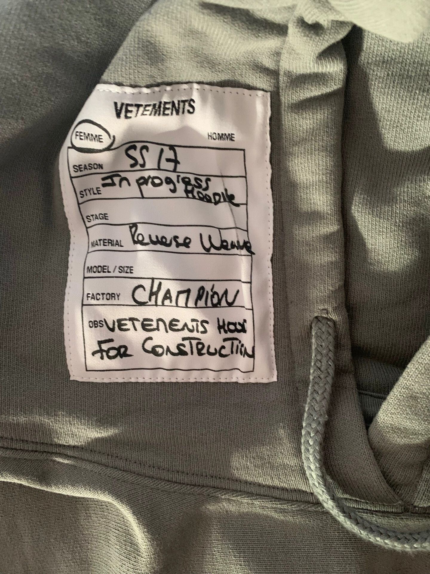 Vetements Vetements hoodie -DMC Size US XS / EU 42 / 0 - 2 Thumbnail