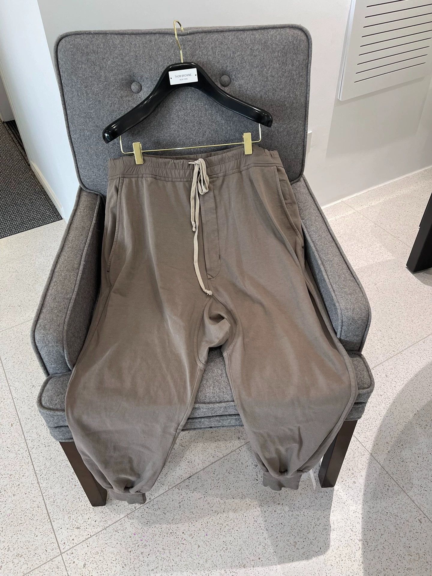 Rick Owens Rick Owens Auxiliary Line Men's Khaki Foot Pants -DMC Size US 34 / EU 50 - 5 Thumbnail
