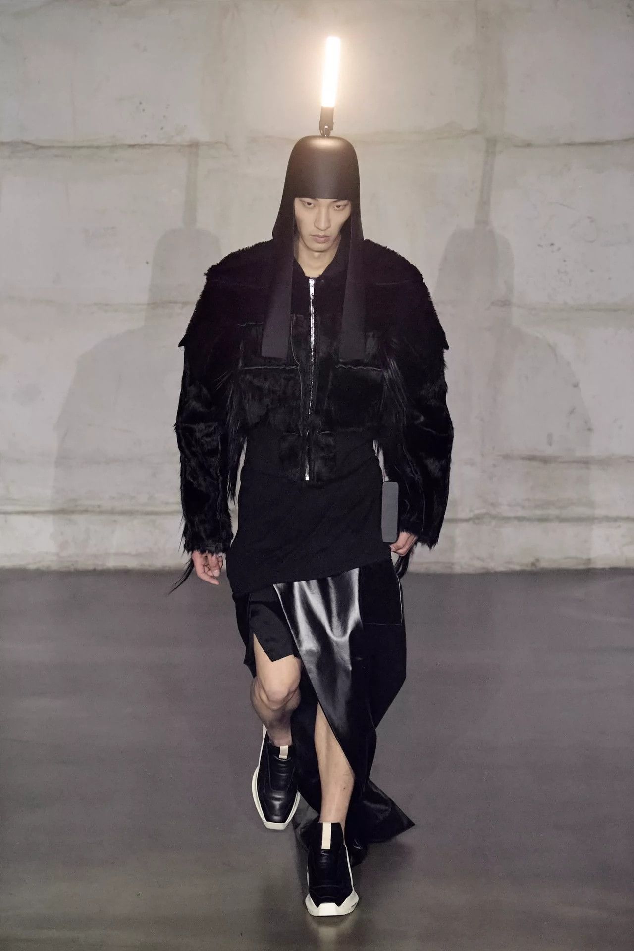 Rick Owens Rick Owens 22FW fur integrated black jacket -DMC Size US S / EU 44-46 / 1 - 4 Thumbnail