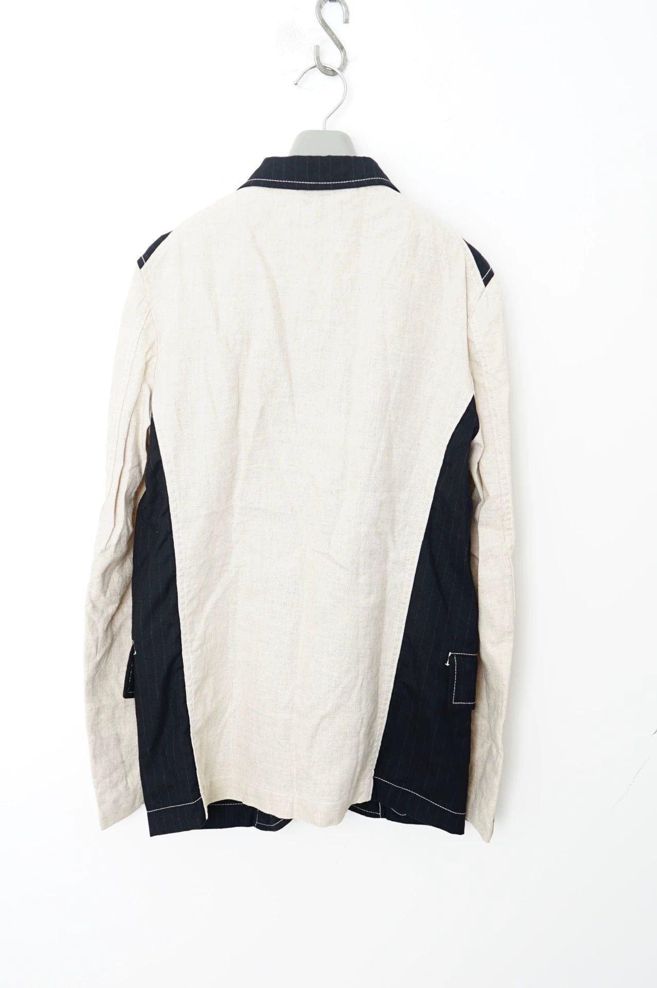 Comme des Garcons Comme Des Garcons Wool splicing mid length jacket -DMC Size US M / EU 48-50 / 2 - 5 Thumbnail