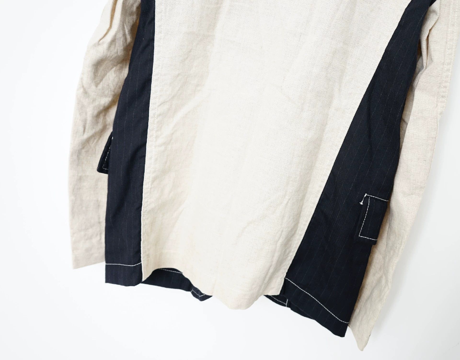 Comme des Garcons Comme Des Garcons Wool splicing mid length jacket -DMC Size US M / EU 48-50 / 2 - 6 Thumbnail