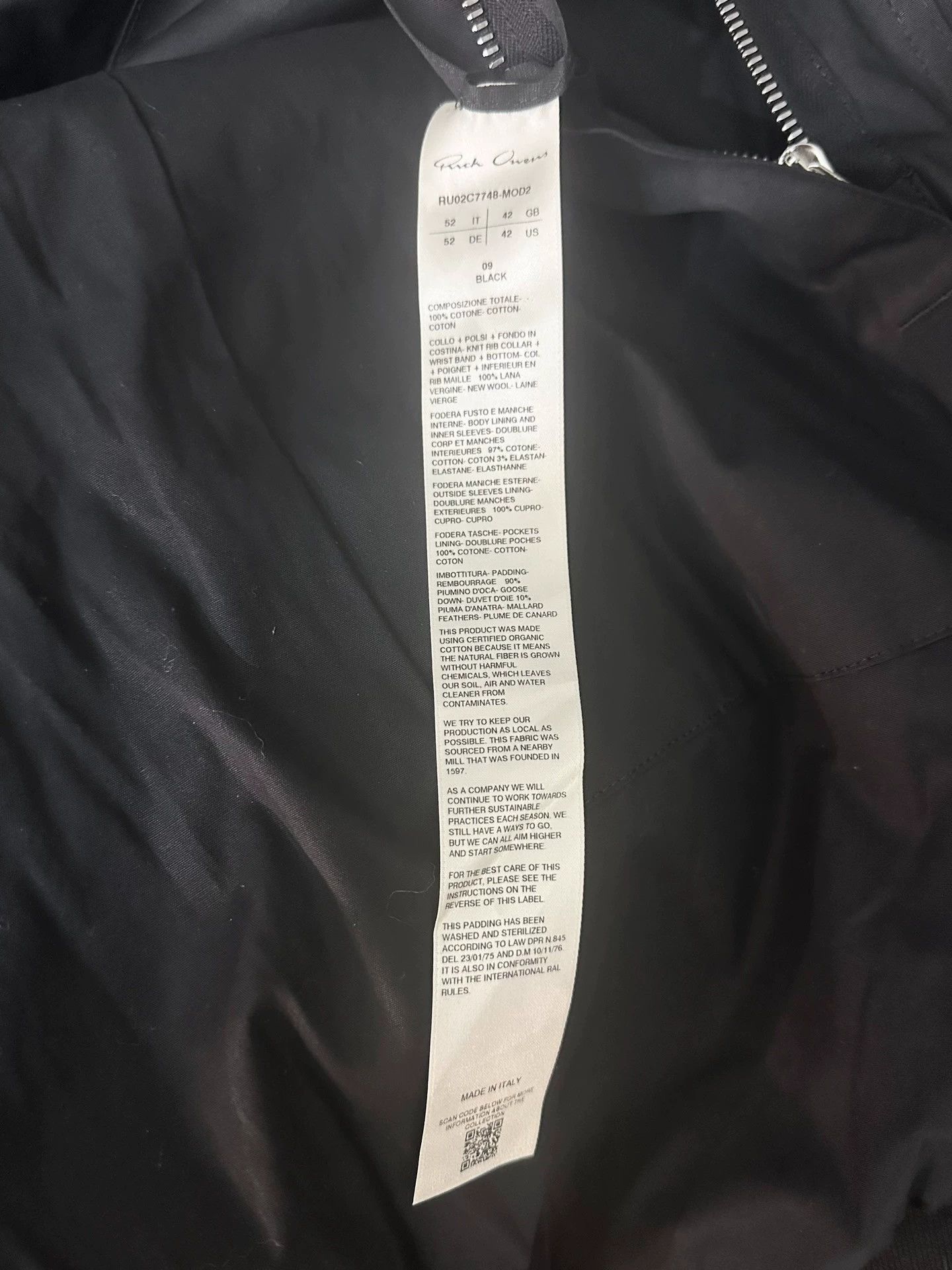 Rick Owens Rick owens Show Gloves bomber Jacket -DMC Size US XL / EU 56 / 4 - 4 Thumbnail