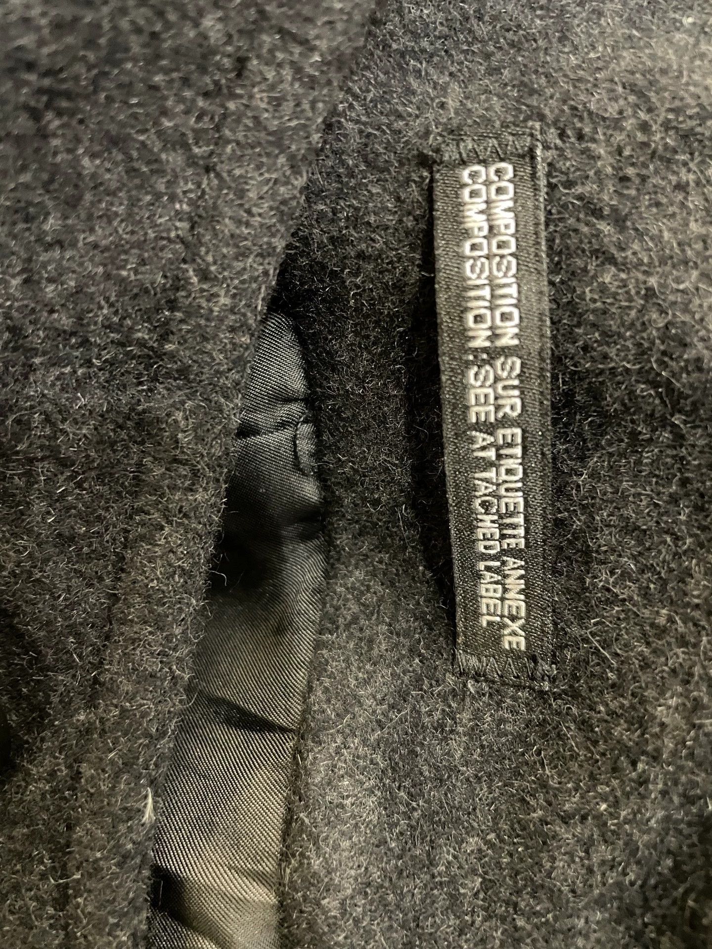 Comme des Garcons Comme Des Garcons Black wool coat -DMC Size US S / EU 44-46 / 1 - 3 Thumbnail