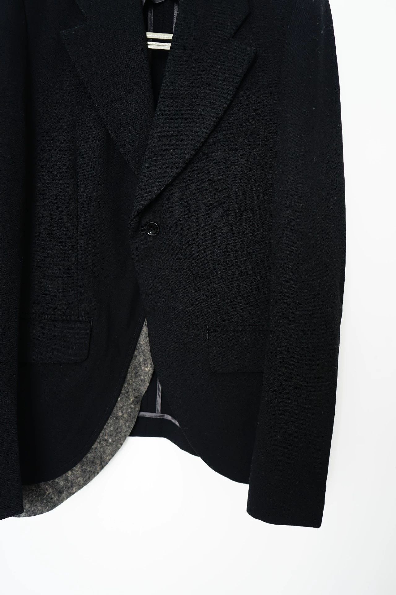 Comme des Garcons Comme Des Garcons Asymmetric splicing wool suit -DMC Size US S / EU 44-46 / 1 - 4 Thumbnail