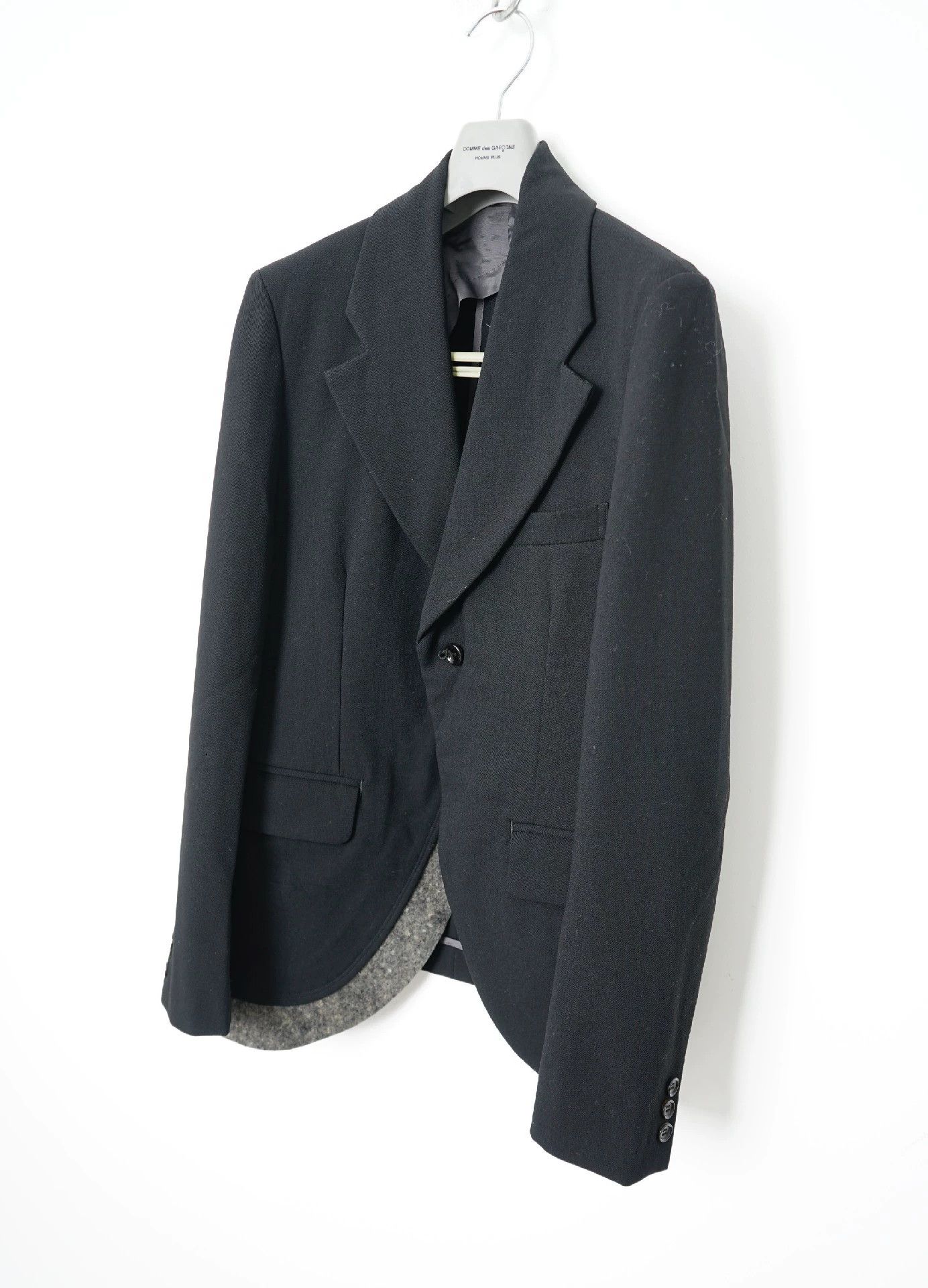 Comme des Garcons Comme Des Garcons Asymmetric splicing wool suit -DMC Size US S / EU 44-46 / 1 - 2 Thumbnail