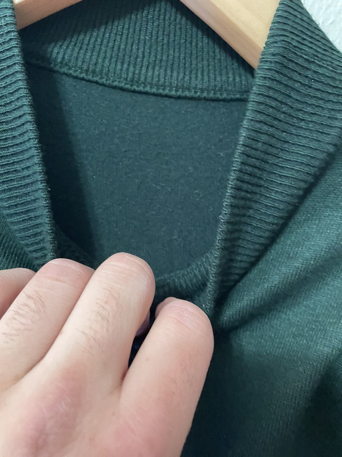 Vintage Vintage Crewneck Green Blank Vintage Sweatshirt Size US S / EU 44-46 / 1 - 2 Thumbnail