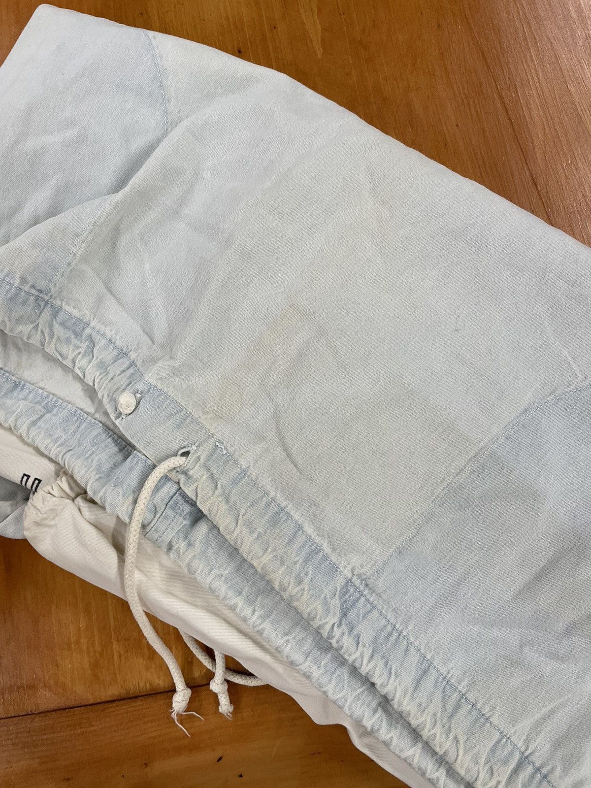 Vintage Vintage Crewneck 1990s Oversized Denim Smock Vintage Sweatshirt Size US S / EU 44-46 / 1 - 8 Thumbnail