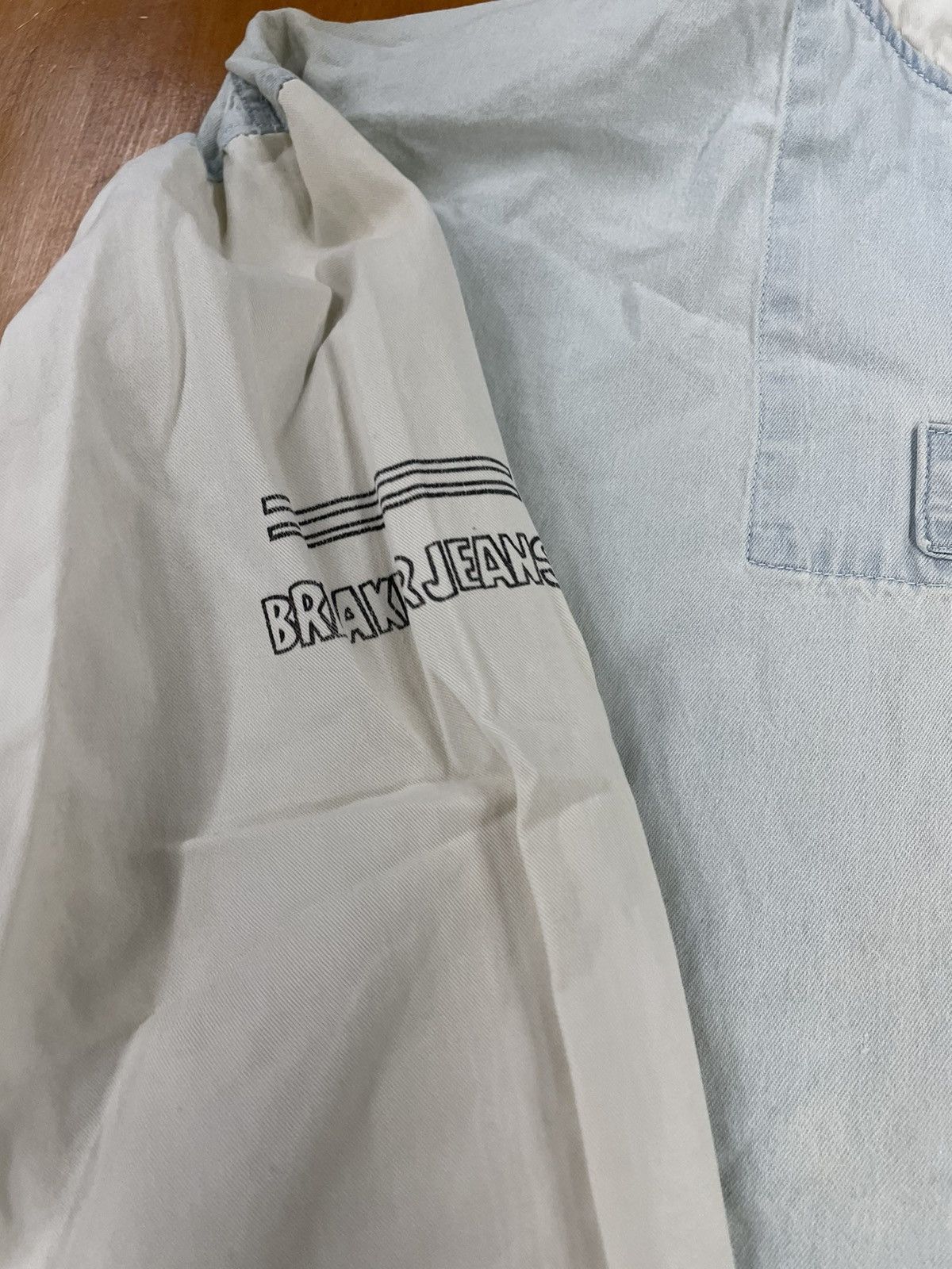 Vintage Vintage Crewneck 1990s Oversized Denim Smock Vintage Sweatshirt Size US S / EU 44-46 / 1 - 6 Thumbnail