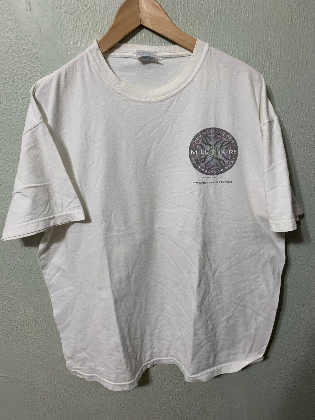 Vintage Vintage Who Wants to Be a Millionaire T-Shirt Size US XL / EU 56 / 4 - 2 Thumbnail