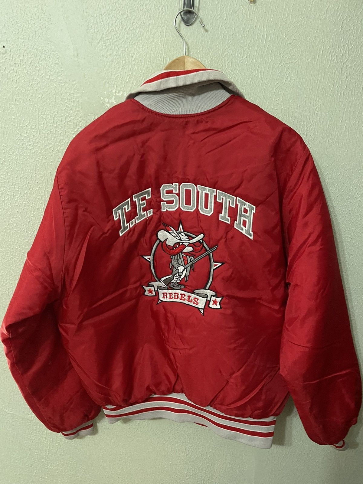 Vintage Vintage TF South Rebels Satin Jacket Size US S / EU 44-46 / 1 - 4 Thumbnail
