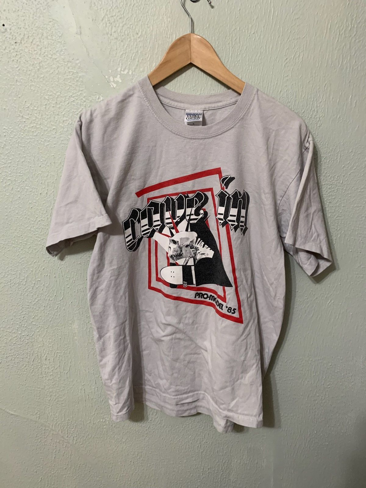 Vintage Vintage Cave In Skateboards Tee Size US M / EU 48-50 / 2 - 2 Thumbnail
