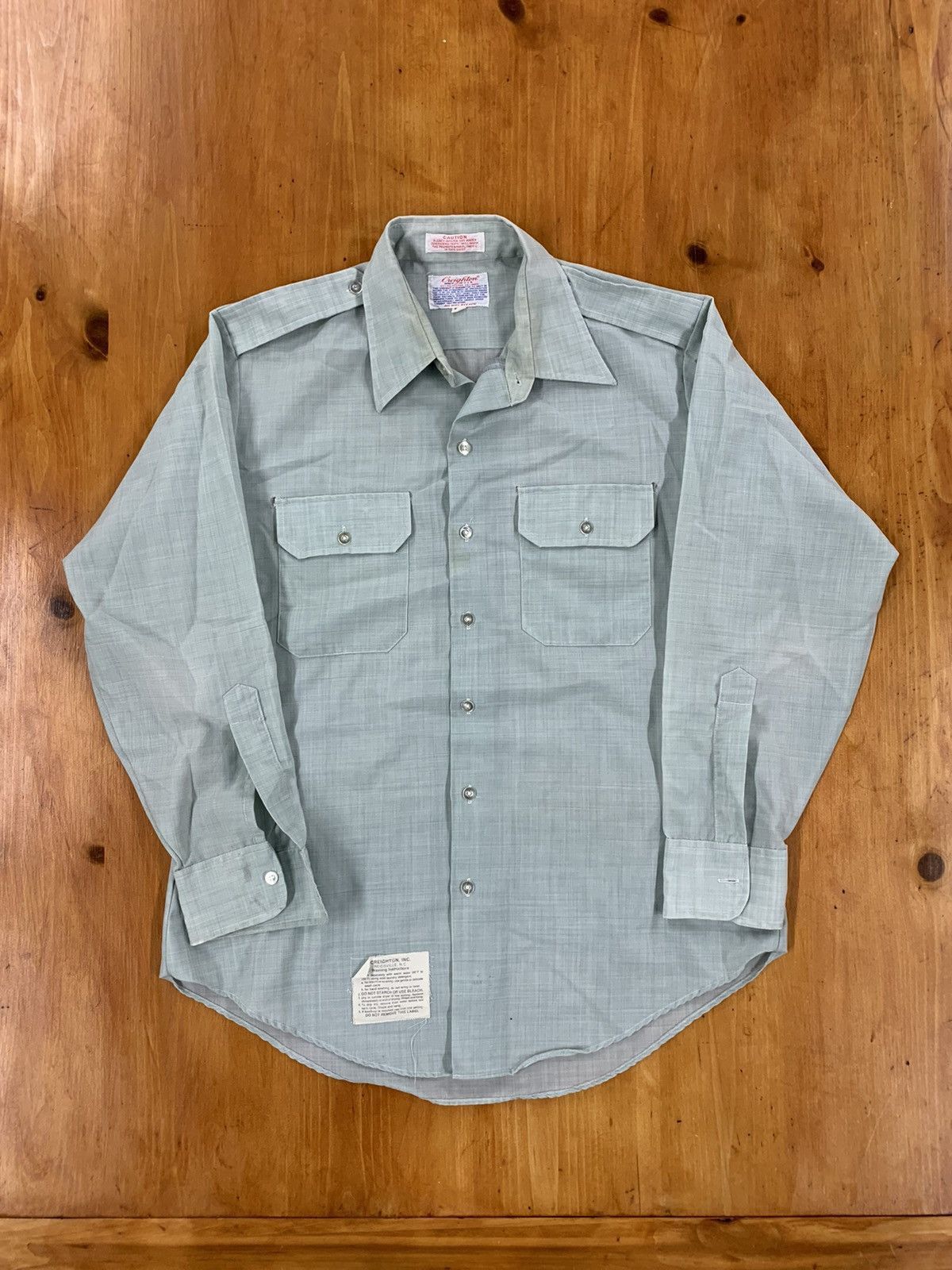 Vintage Vintage Creighton 80s Button Up Size US L / EU 52-54 / 3 - 3 Thumbnail