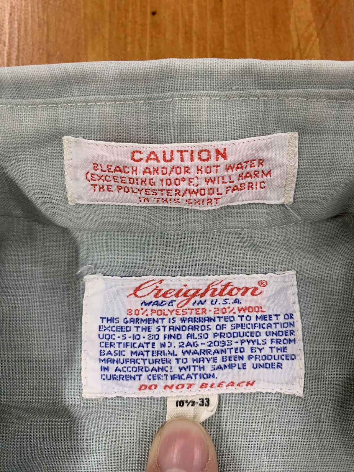 Vintage Vintage Creighton 80s Button Up Size US L / EU 52-54 / 3 - 4 Thumbnail