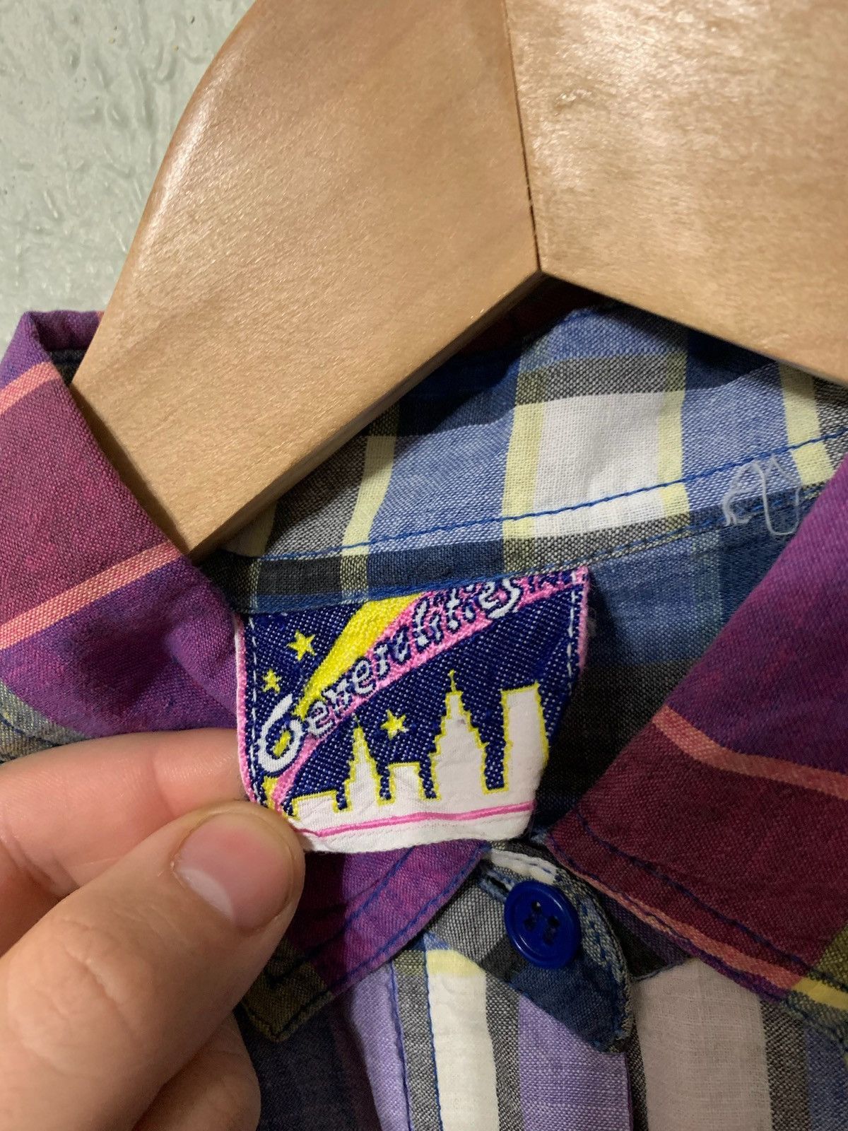 Vintage Vintage Vaporwave Check Button Up Size US S / EU 44-46 / 1 - 2 Thumbnail