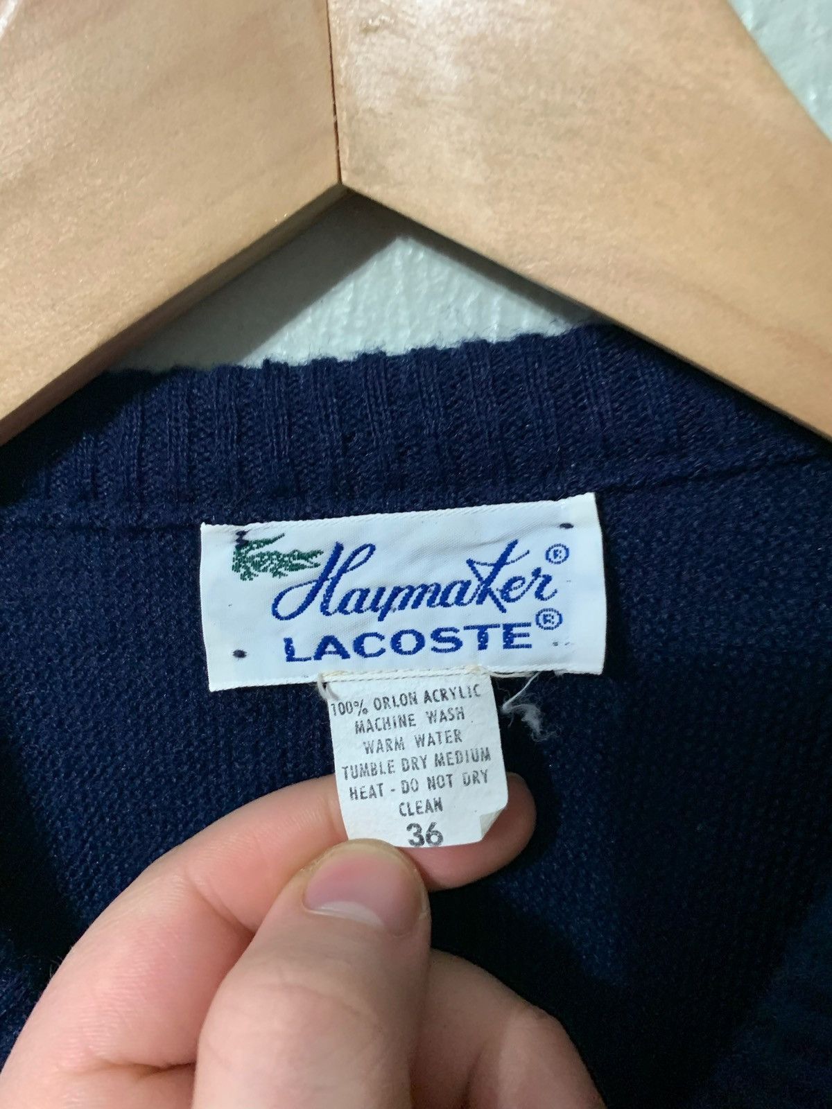 Vintage Vintage 1980s Lacoste Sweater Size US S / EU 44-46 / 1 - 2 Thumbnail