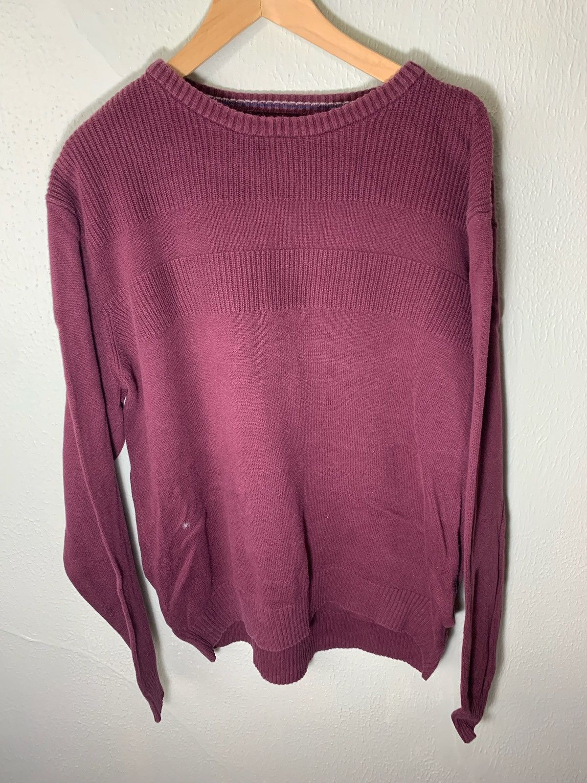 Vintage Vintage Maroon Frame Knit Sweater Size US XL / EU 56 / 4 - 3 Thumbnail