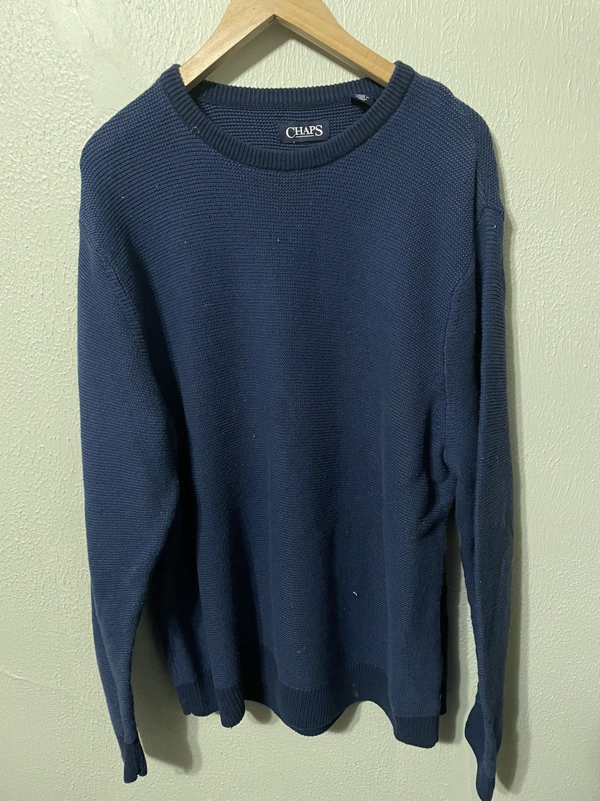 Vintage Vintage Blue Frame Knit Sweater Size US XL / EU 56 / 4 - 2 Thumbnail