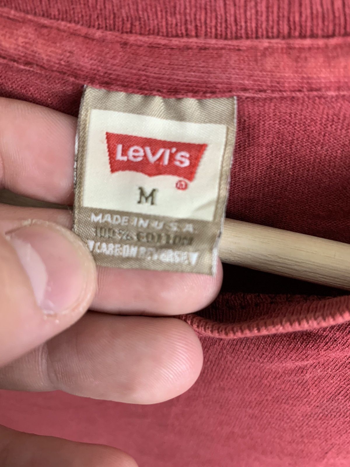 Levi's × Vintage Vintage Levi Red Logo T-Shirt Size US L / EU 52-54 / 3 - 2 Thumbnail