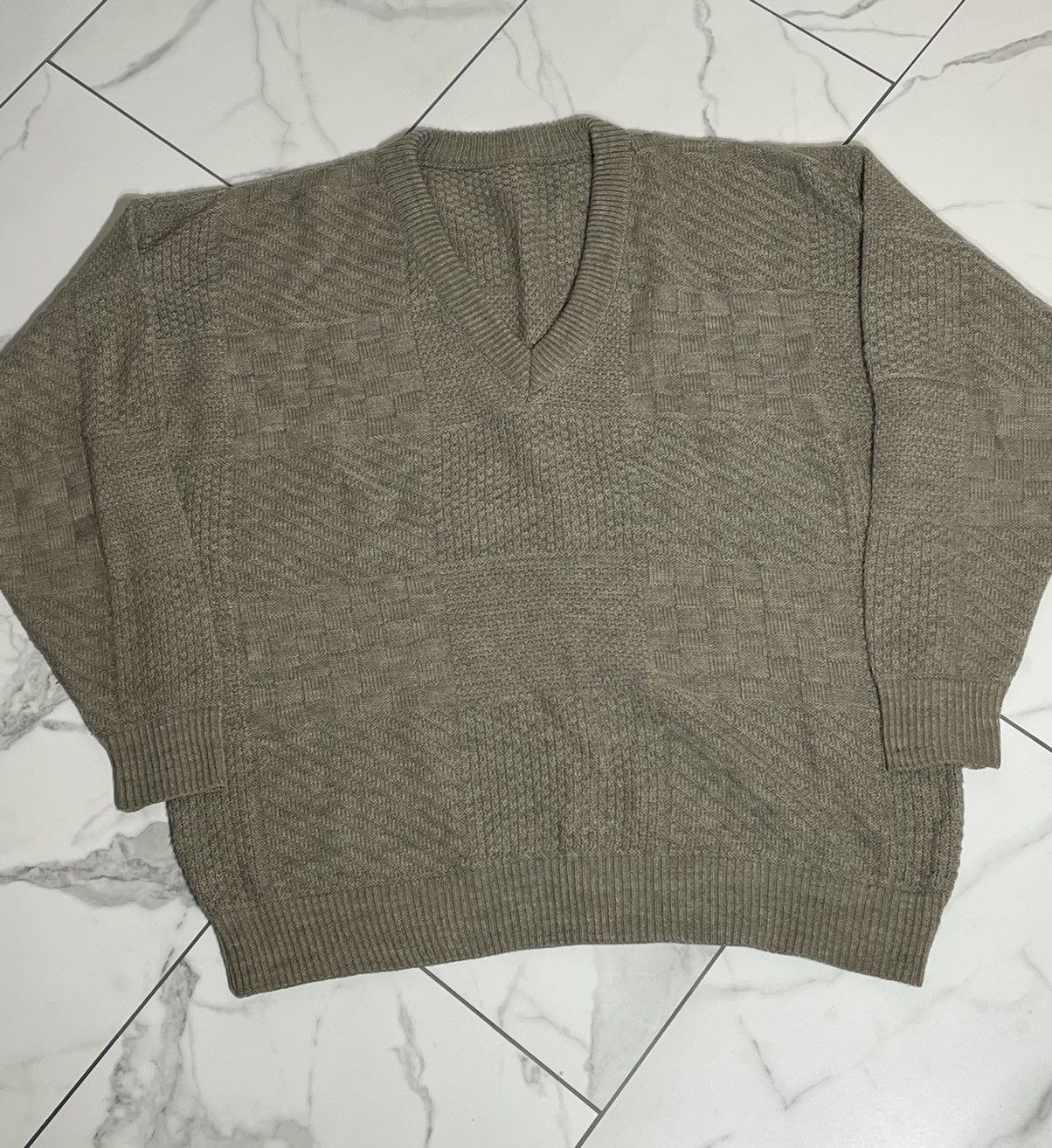 Vintage Vintage Paneled Board Knit Sweater Size US XL / EU 56 / 4 - 3 Thumbnail