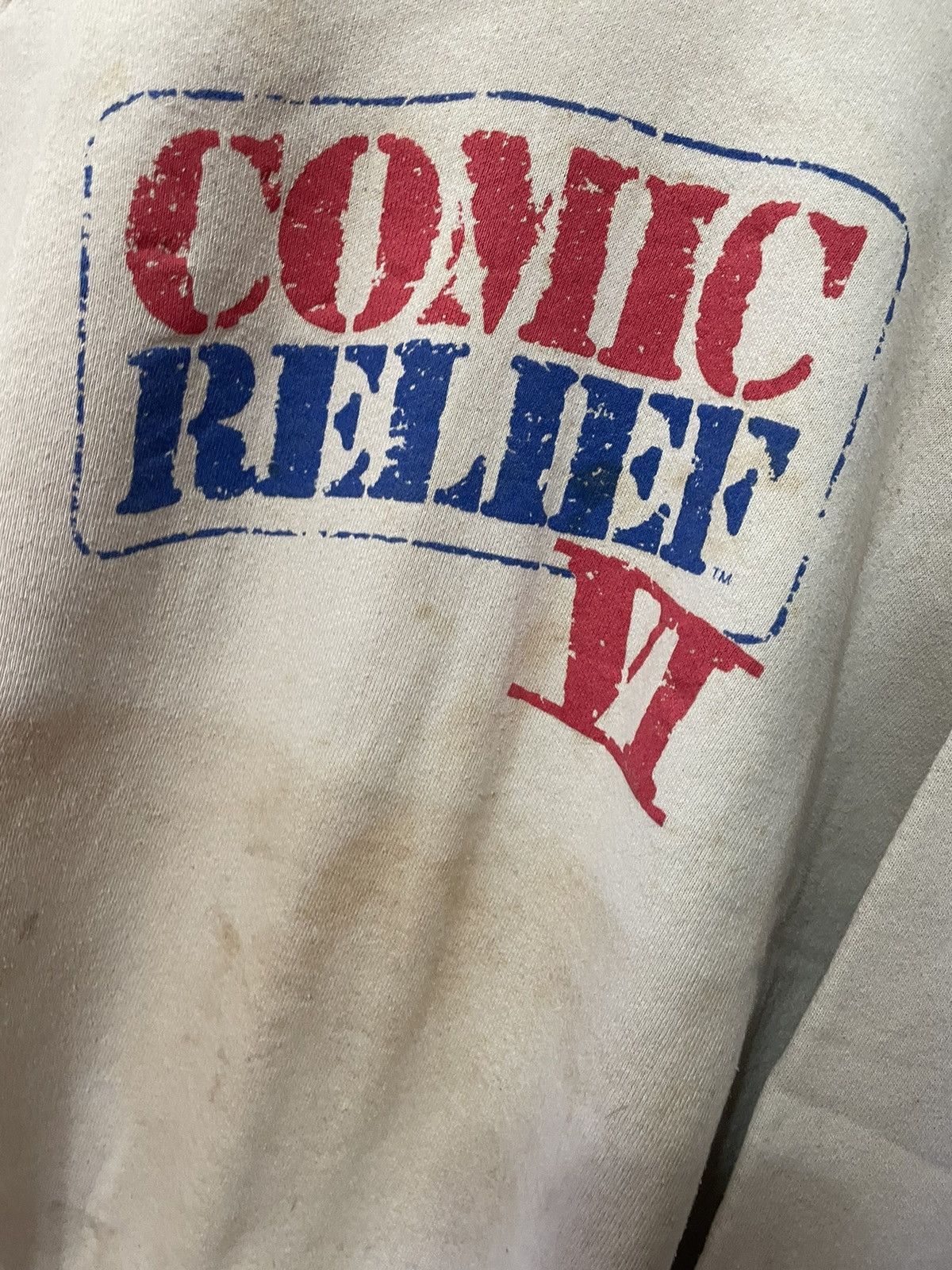 Vintage Vintage Crewneck Comic Relief Vintage Sweatshirt Size US XL / EU 56 / 4 - 3 Thumbnail