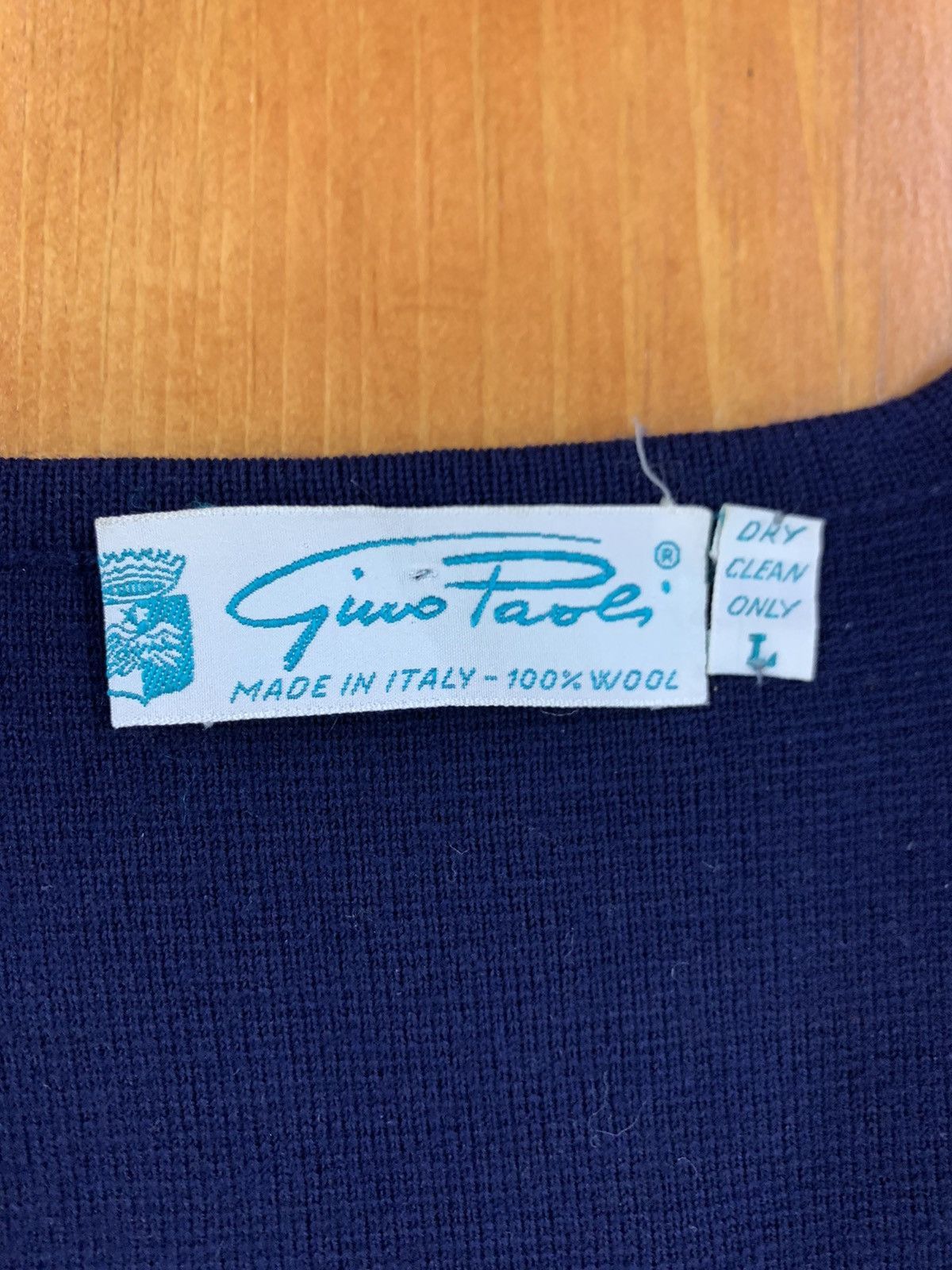 Vintage Vintage Navy Pockets Knit Sweater Size US M / EU 48-50 / 2 - 2 Thumbnail