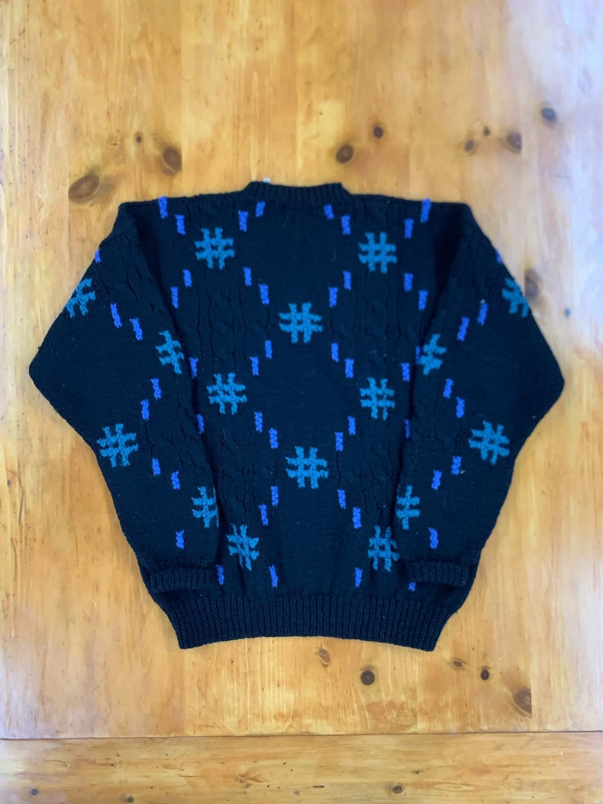 Vintage Vintage 1990s Pierre Cardin Diamond Cord Sweater Size US M / EU 48-50 / 2 - 2 Thumbnail