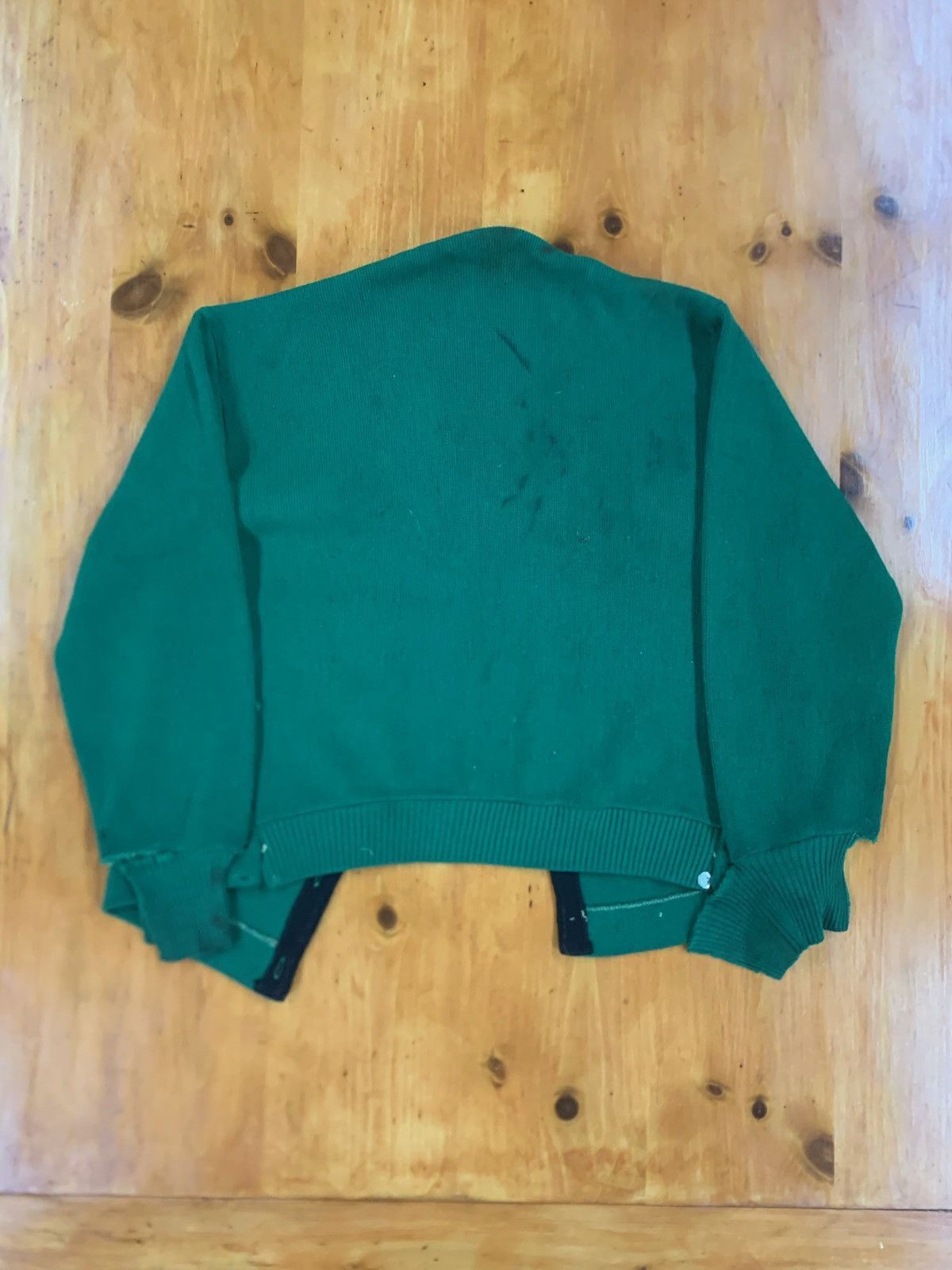 Vintage Vintage Shield Crest Knit Cardigan Size US M / EU 48-50 / 2 - 7 Thumbnail