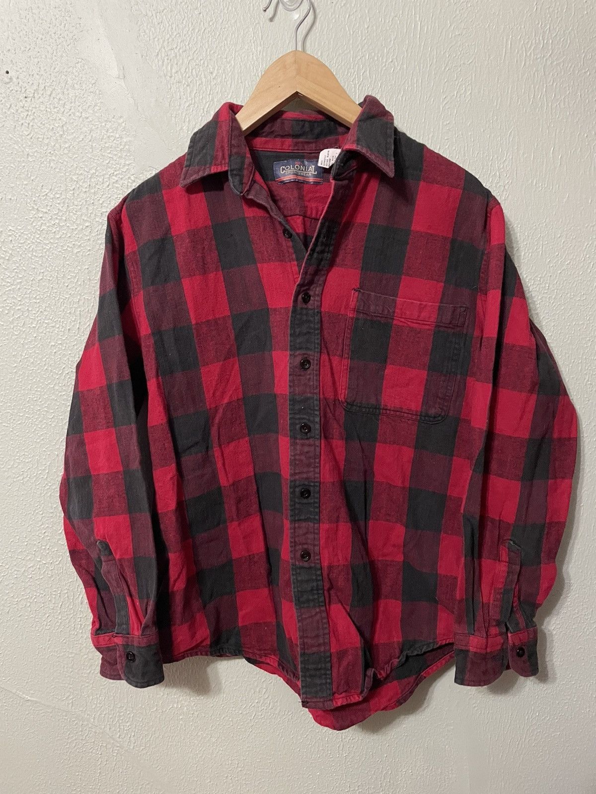 Vintage Vintage Flannel Buffalo Plaid Flannel Size US L / EU 52-54 / 3 - 2 Thumbnail
