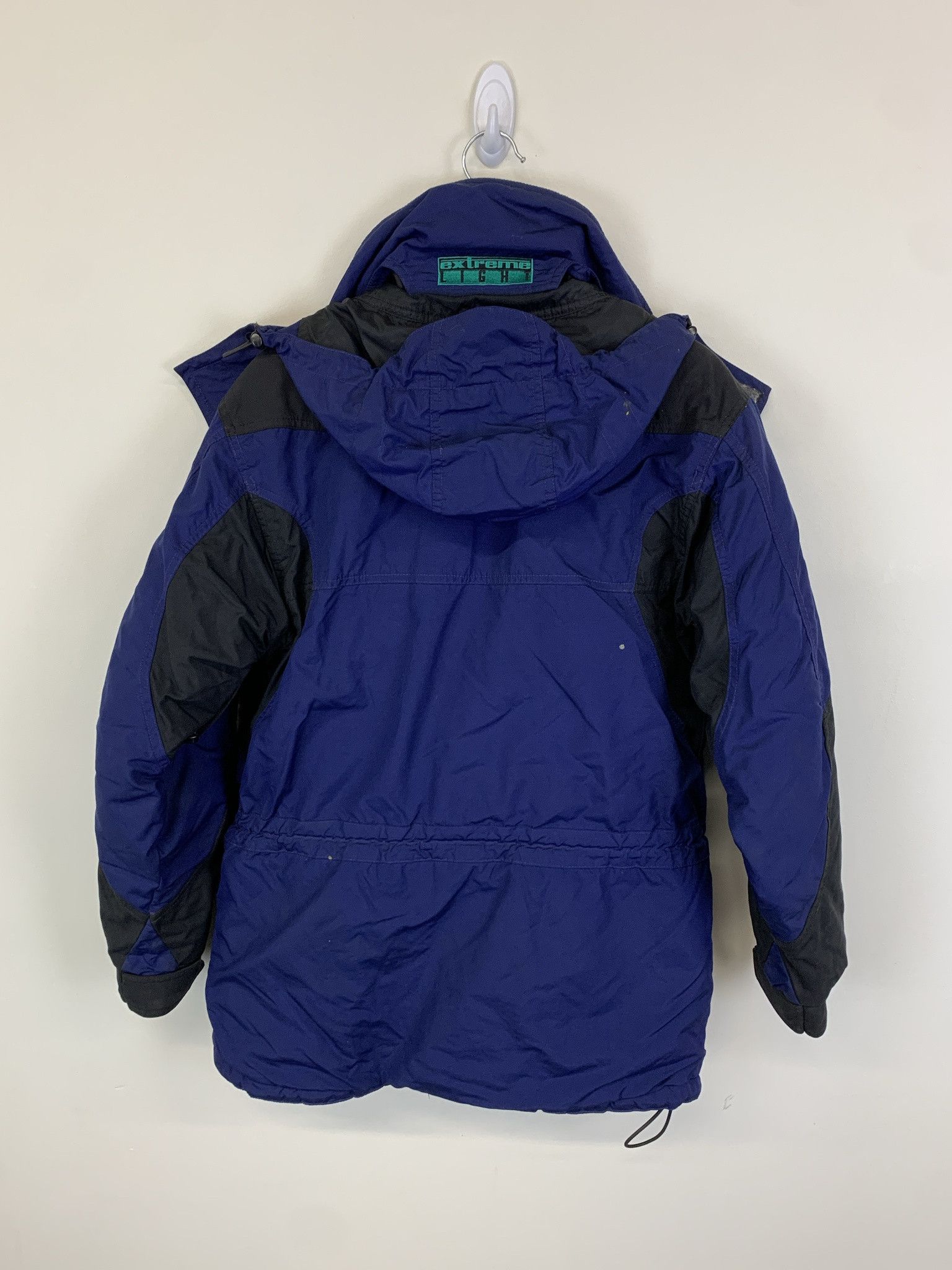 Vintage Vintage 1990s The North Face Navy Rain Skiing Outdoors Jacket Size S Size US S / EU 44-46 / 1 - 5 Thumbnail
