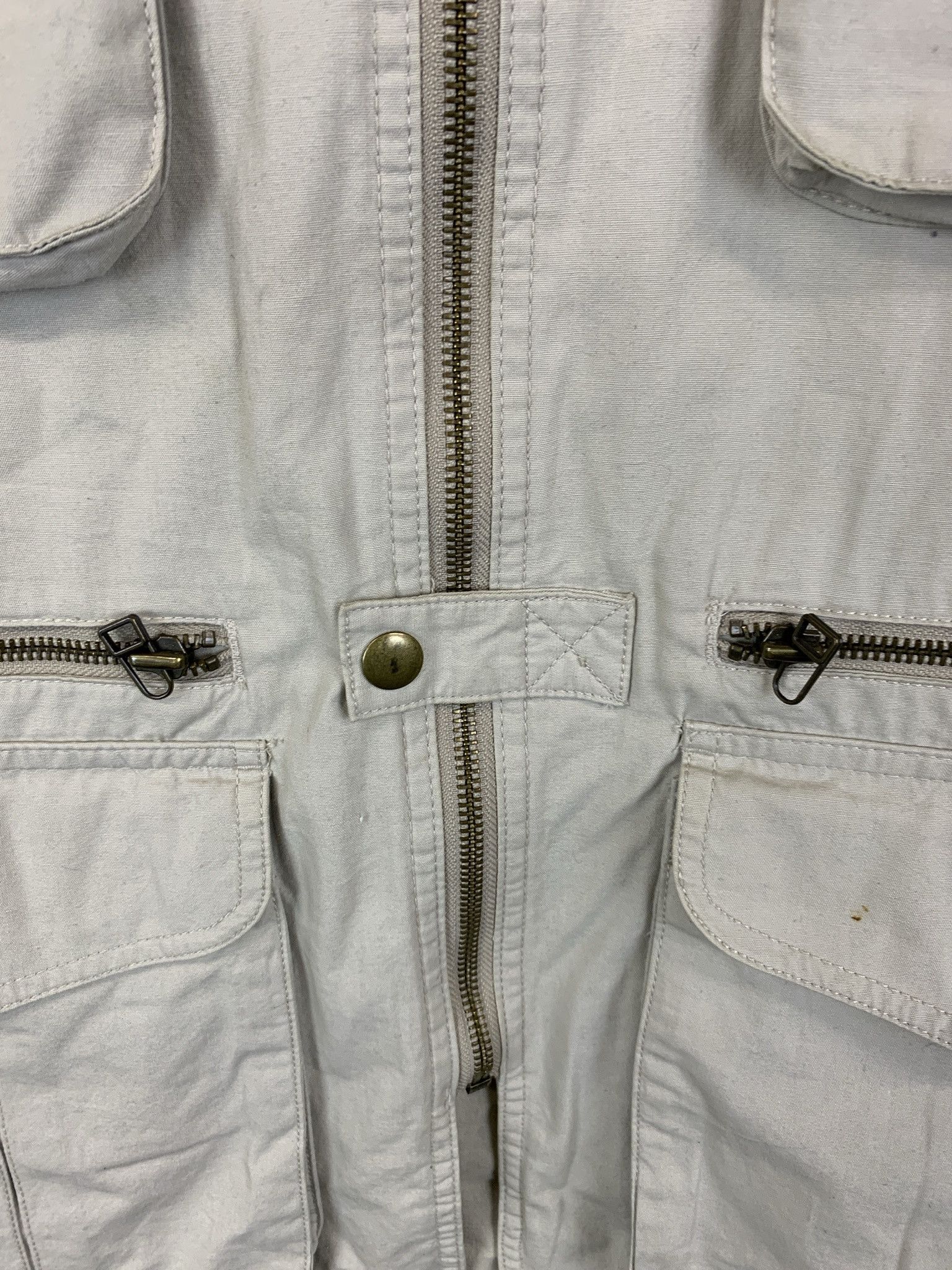 Vintage Vintage 1990s Eddie Bauer Tan Fishing Tactival Vest Size L Size US L / EU 52-54 / 3 - 2 Thumbnail