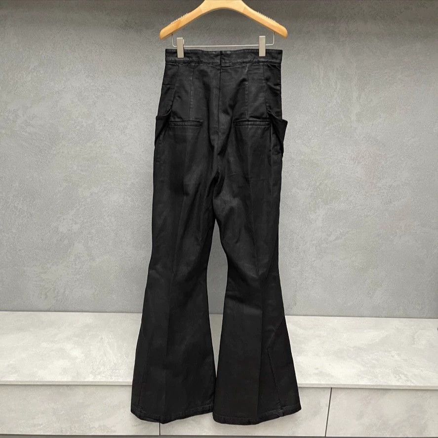 Rick Owens Rick Owens 24ss wax wide leg jeans -DMC Size US 32 / EU 48 - 5 Thumbnail