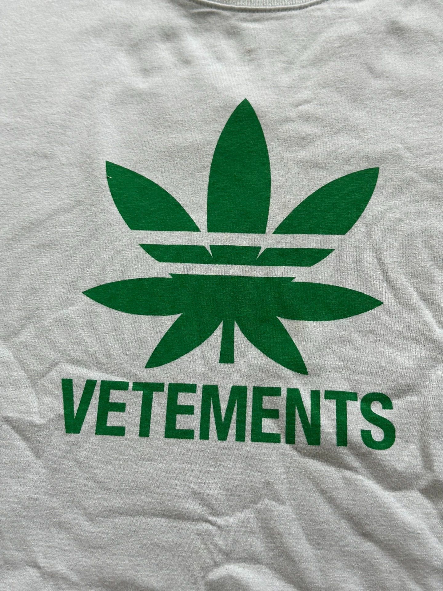 Vetements Vetements Three Leaf Clover Fake Two Piece Splicing T-shirt -DMC Size US M / EU 48-50 / 2 - 3 Thumbnail