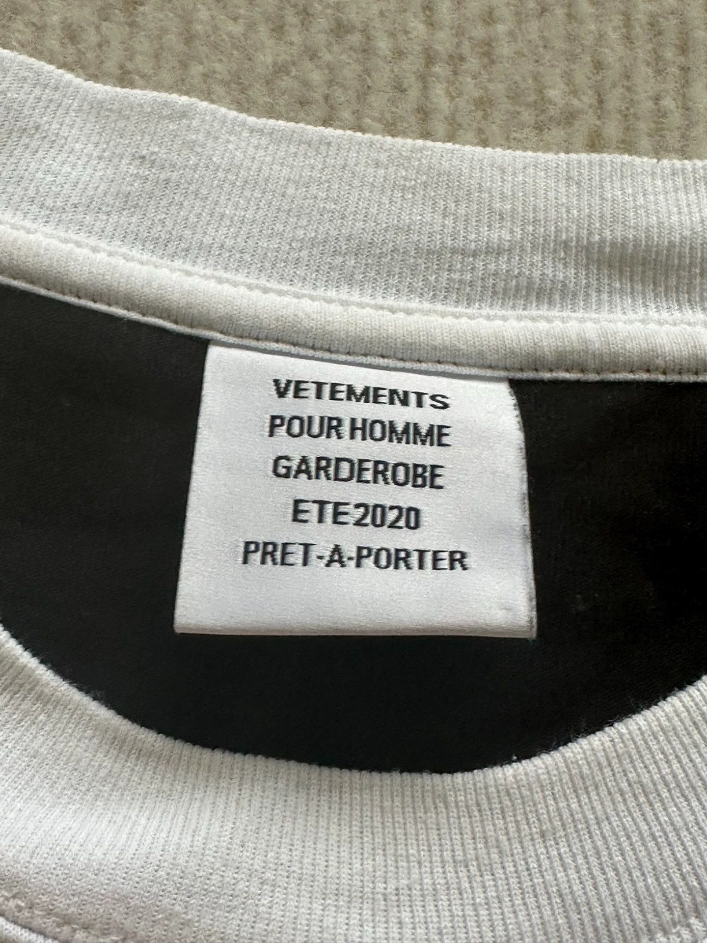 Vetements Vetements Three Leaf Clover Fake Two Piece Splicing T-shirt -DMC Size US M / EU 48-50 / 2 - 2 Thumbnail