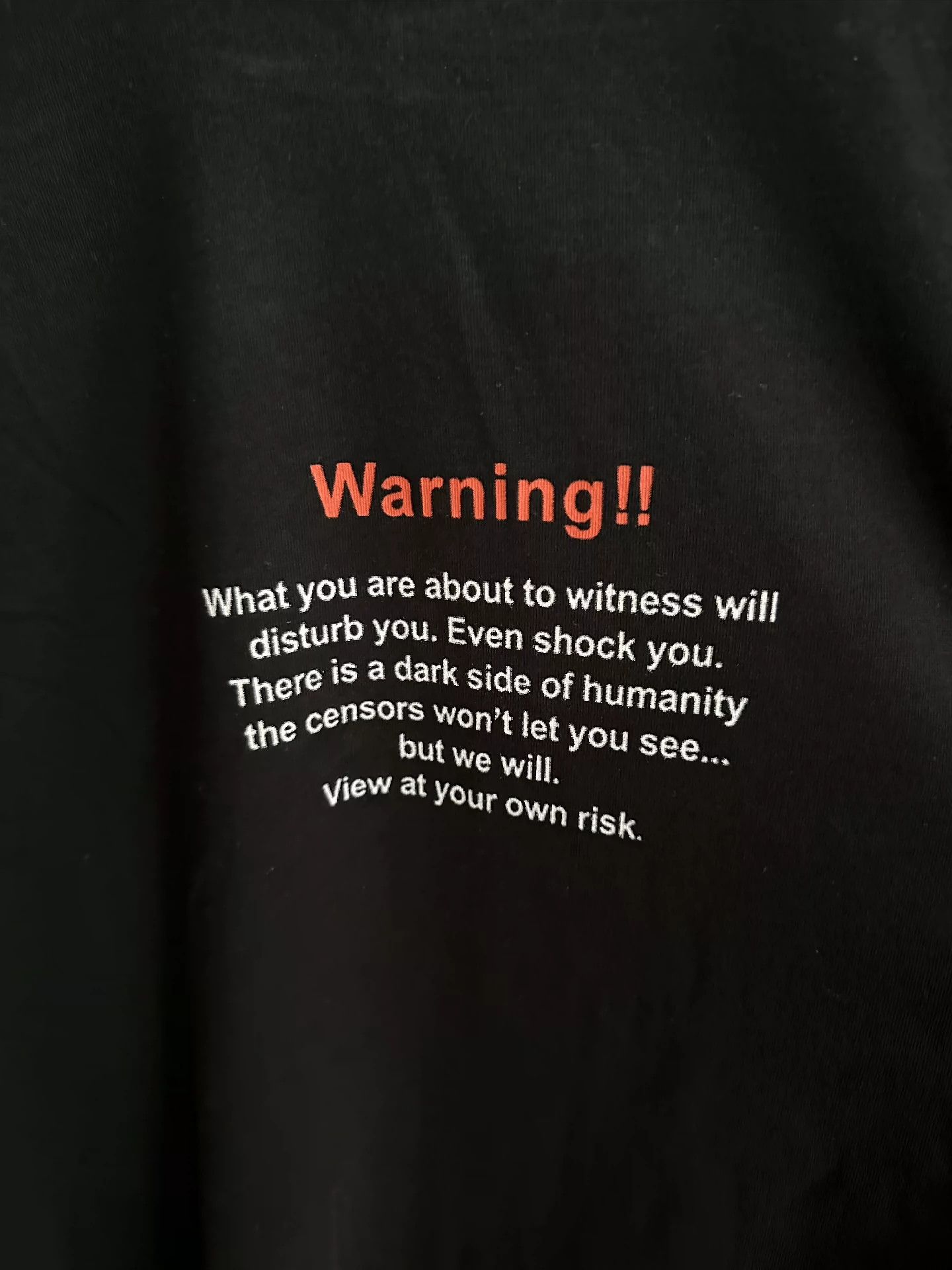 Vetements vetements warning short sleeved -DMC Size US L / EU 52-54 / 3 - 2 Thumbnail