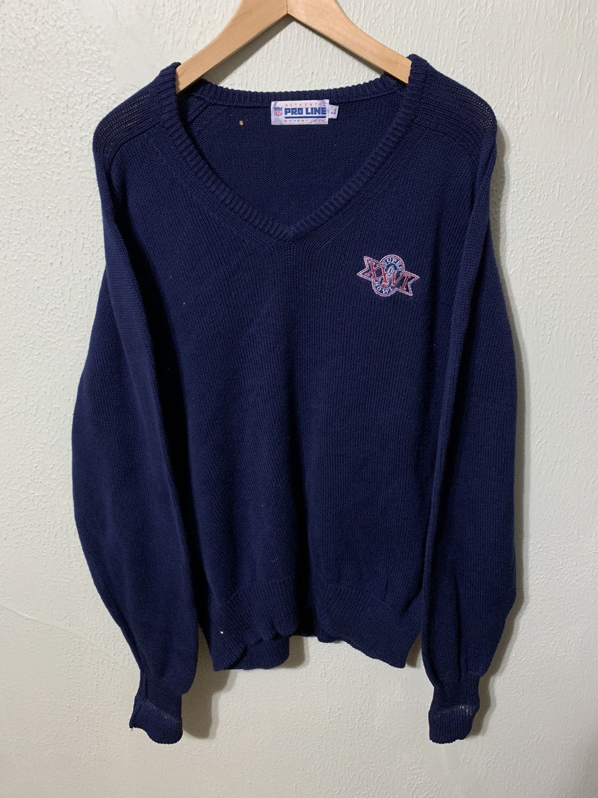 Vintage Vintage Super Bowl 36 Knit Sweater Size US L / EU 52-54 / 3 - 3 Thumbnail
