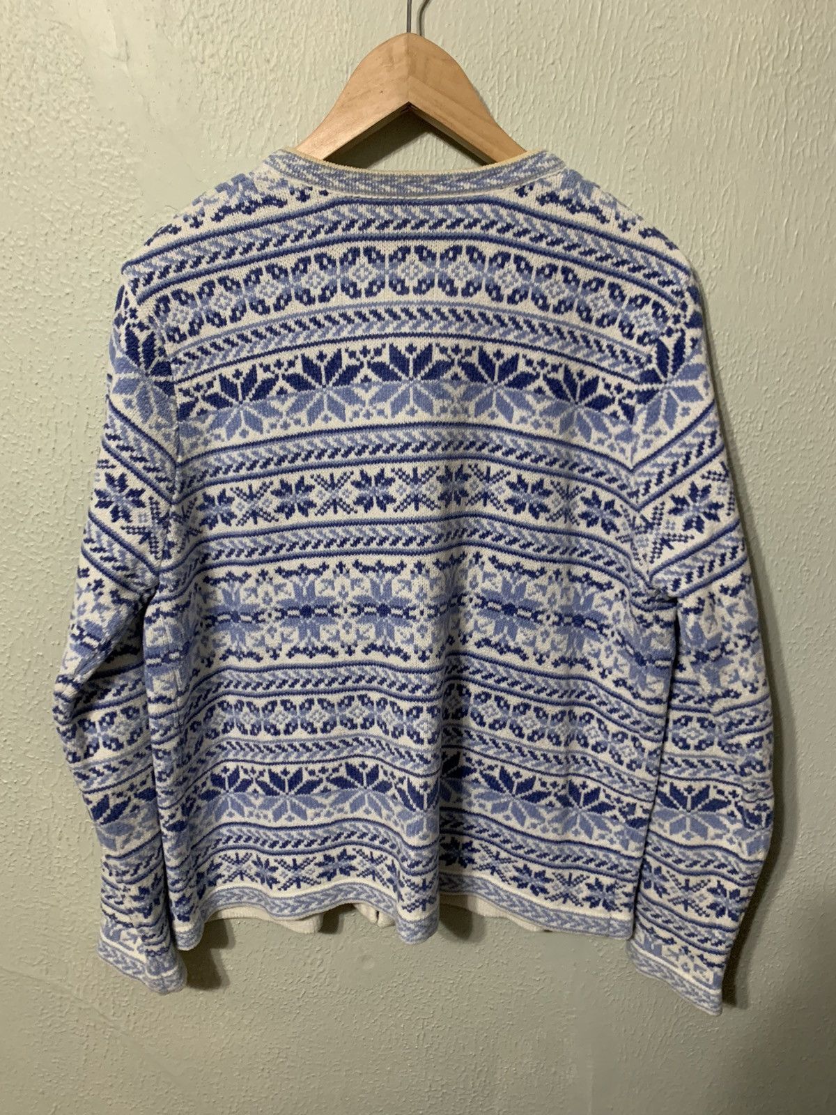 Vintage Vintage Icelandic Crystal Band Clasp Knit Cardigan Size US L / EU 52-54 / 3 - 3 Thumbnail