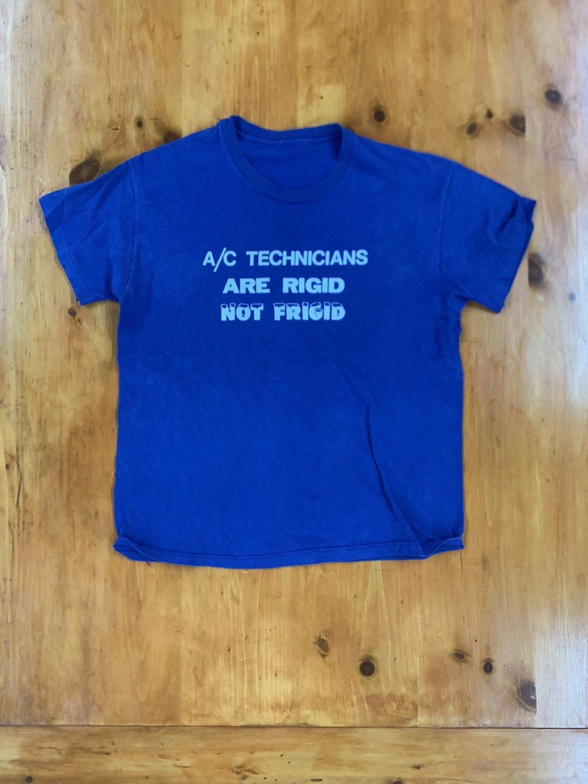 Vintage Vintage Ac Technicians Frigid Not Rigid Tee Size US L / EU 52-54 / 3 - 2 Thumbnail