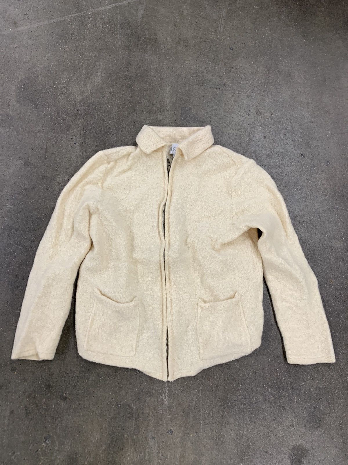 Vintage Vintage 90s Knit Zip Cardigan Size US XS / EU 42 / 0 - 2 Thumbnail